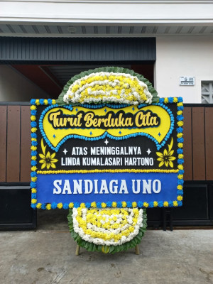 Papan Bunga Duka di Bojong Pandan