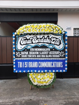 Papan Bunga Duka di Bojong Pandan